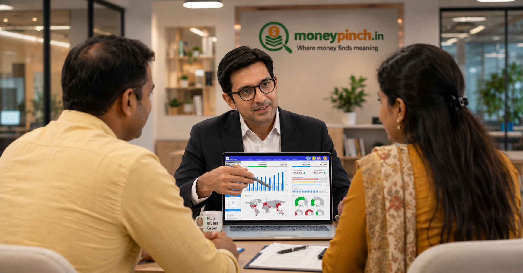 A trusted financial advisor in conversation with a client